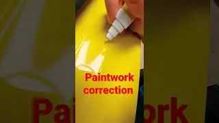 How to use a touch up pen on your car #car #paint #paintcorrection