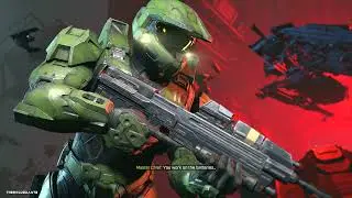Master Chief Cares For Marines - Halo Infinite