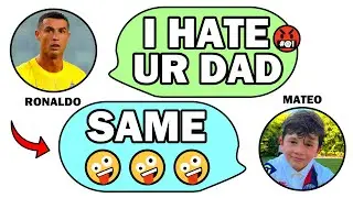If Ronaldo and Mateo Messi Had a Group Chat