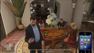 GTA 5. Part 193 - Michael Parks his New Car in his Garage