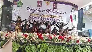 Kreasi peserta didik (tari saman) MI Miftahul Hidayah tegalsari
