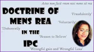 MENS REA IN IPC| DISHONESTLY| FRAUDULENTLY| REASON TO BELIEVE| VOLUNTARILY| JAISY GEORGE