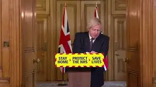 UK PM BORIS JOHNSON LATEST BRIEFING ON COVID-19