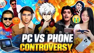 PC VS PHONE CONTROVERSY 😤 - @S8ULSID @UGayushfanclub10 THE END || VIRANA HERE