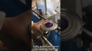 Fully automatic servo powder can sealing machine:solve the problem of loose can sealing moisture