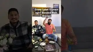 Green Label 15 years aged Blended Malt. #bar #explore  #recipe #viral