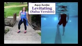 Aqua Zumba Levitating (Salsa Version) -- Split Screen --