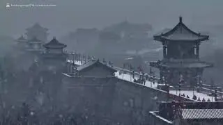 The ancient city walls of Xi&rsquo;an