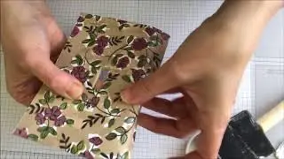 Scrapbook paper home decor