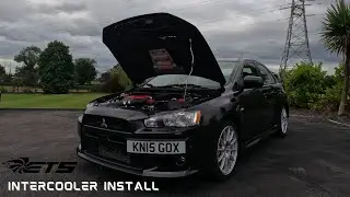 EVO X ETS Intercooler + Piping Install