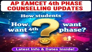 🎓 AP EAMCET 4th Phase Counselling 2025: Final Chance for Admission! | FM NAWAB ACADEMY| #eamcet #ap