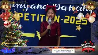 Ilona H Kiho / Junior Christmas Carol Singing Competition / Contestant No 5/ St Clare School