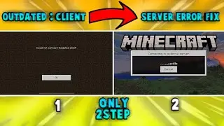 How to Fix [Outdated:client] Error in mcpe & bedrock 1.18,1.17,1.16||Outdated client error aternos