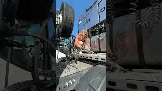 Trailer drop by Trucking Girl