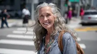 Grey Hair Street Style Ideas for Women Over 60 in 2026