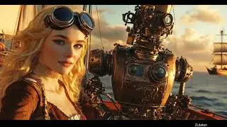 Steampunk 2170 - Machine Learning Wars  AI Short  Sci-Fi Adventure  2024  Trailer - Episode 6_R