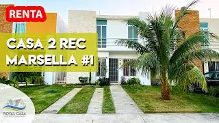 CASA EN RENTA 2 REC EN MARSELLA EN PLAYA DEL CARMEN