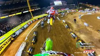 GoPro HD: Kyle Chisholm Race Lap Anaheim 1 Monster Energy Supercross 2012