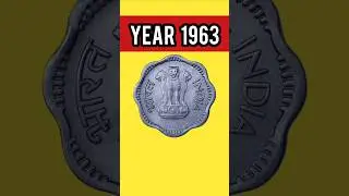 Very Old 2 Paise Indian Coin | ₹ 0.02 | Year 1963 #1960s #2paise #vintagecoins #viralcoins #shorts
