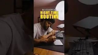 My Essential Night Time Routine 🌙 #menshealth #skincare #healthtips #routines