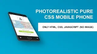 ASMR Programming - Photorealistic PURE CSS Mobile Phone - No Talking