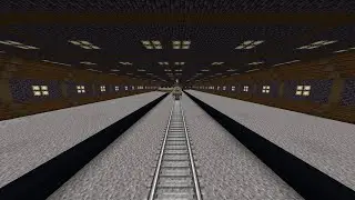 Decorating The Underground Train Yard (Minecraft Create Mod)