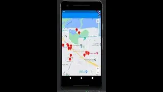 Draw Custom Markers on  user nearby Restaurants using Google Place Api in Flutter + Source Code