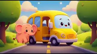 Animal bus adventure rhyme for kids