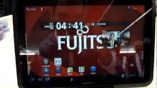 Fujitsu F-01D Tablet Wasserdicht im Hands On