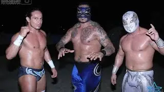 Caristico, Lizmark Jr y Volador Jr vs Negro Casas, Felino y Mr.Niebla
