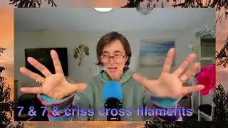 Super geeks!  Unblock criss cross filaments- more flow between 7 astral & 7 physical chakras, 8 min