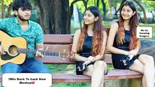 7Min Back to Back New Mashup + Raffs Guitar || Fire Mashup ||Randomly Singing in Public By