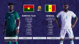 Burkina Faso - Senegal | Africa Cup Of Nations Semi-Final | PES 2021 Gameplay | No Commentary |