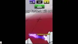 my fastest kill lol #roblox #rivals #shorts