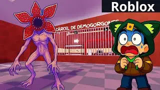 ESCAPA de la PRISION de STRANGER THINGS en Roblox!