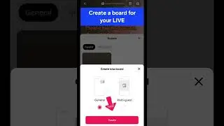 TikTok tips: Creating a board for LIVE #tiktoktips #livestream #tiktoklive #TIKTOK #LIVEboard