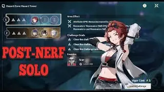 HAZARD TOWER SCAR SOLO W/ CHIXIA (NERFED TOO MUCH?)