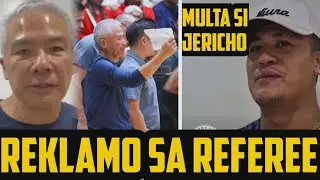 CHOT REYES REKLAMO SA TAWAGAN NG REFEREE | JERICHO CRUZ PINAGMUMULTA NAGPALIWANAG