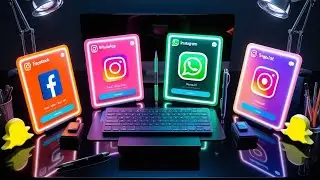 How To Create 3D Ai Social Media Card 2025 ! Media Cards