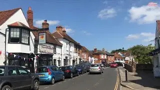 Chobham high street #town walk#England, UK 2022