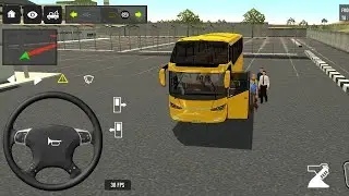 Euro Bus Driving Game Public Transportation 2024 -  Indonesia Bus Simulator Android Gameplay #1785