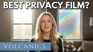 Best Privacy Window Film 2025? Testing Volcanics Frosted Cling Film!