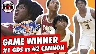 Cam Hayes GAME!! TOP PGs BATTLE: Jaden Bradley, Carson McCorkle, DJ Nix | #1 GDS vs #2 Cannon