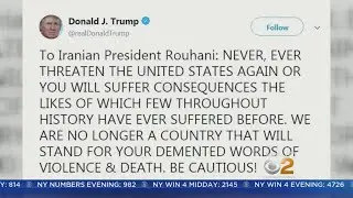 Trump Tweets Warning To Iran