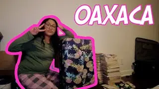 Packing gifts for my family in Oaxaca, Mexico
