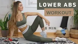 8 MIN INTENSE LOWER ABS WORKOUT: burn lower belly fat. no equipment