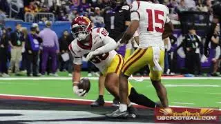 Field-level highlights of No. 16 USC's 30-27 overtime loss to TCU in Alamo Bowl