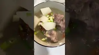 Daikon with beef bone stew/ perfect for winter/last recipe for 2025/