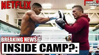 INSIDE AJ&rsquo;s CAMP: Anthony Joshua Trains With Oleksandr Usyk Before Jake Paul Fight!