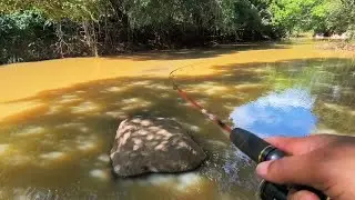 explorando LUGARES NOVOS DE PESCA e muita caminhada mais valeu a pena 🎣